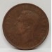 AUSTRALIA 1950? . 0NE 1 PENNY . ERROR . OIL FILLED DIE